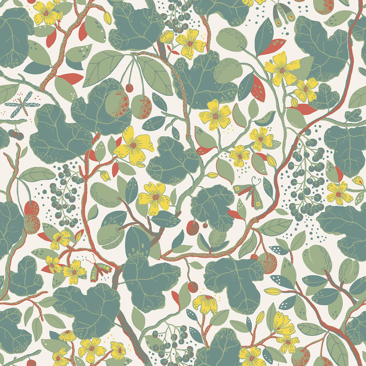 Ewald Garden Vines Wallpaper