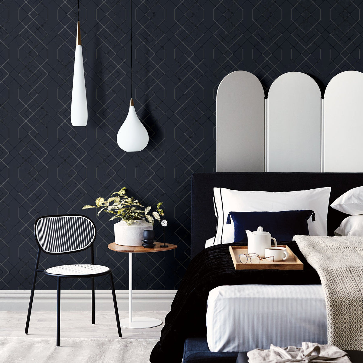 Ballard Geometric Wallpaper