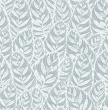 Load image into Gallery viewer, Del Mar Light Blue Botanical Wallpaper
