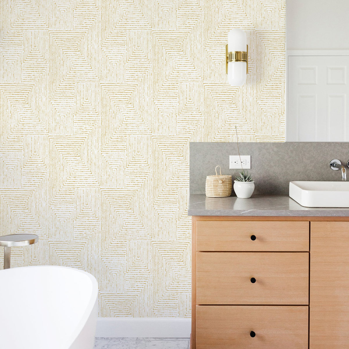 Merritt Geometric Wallpaper
