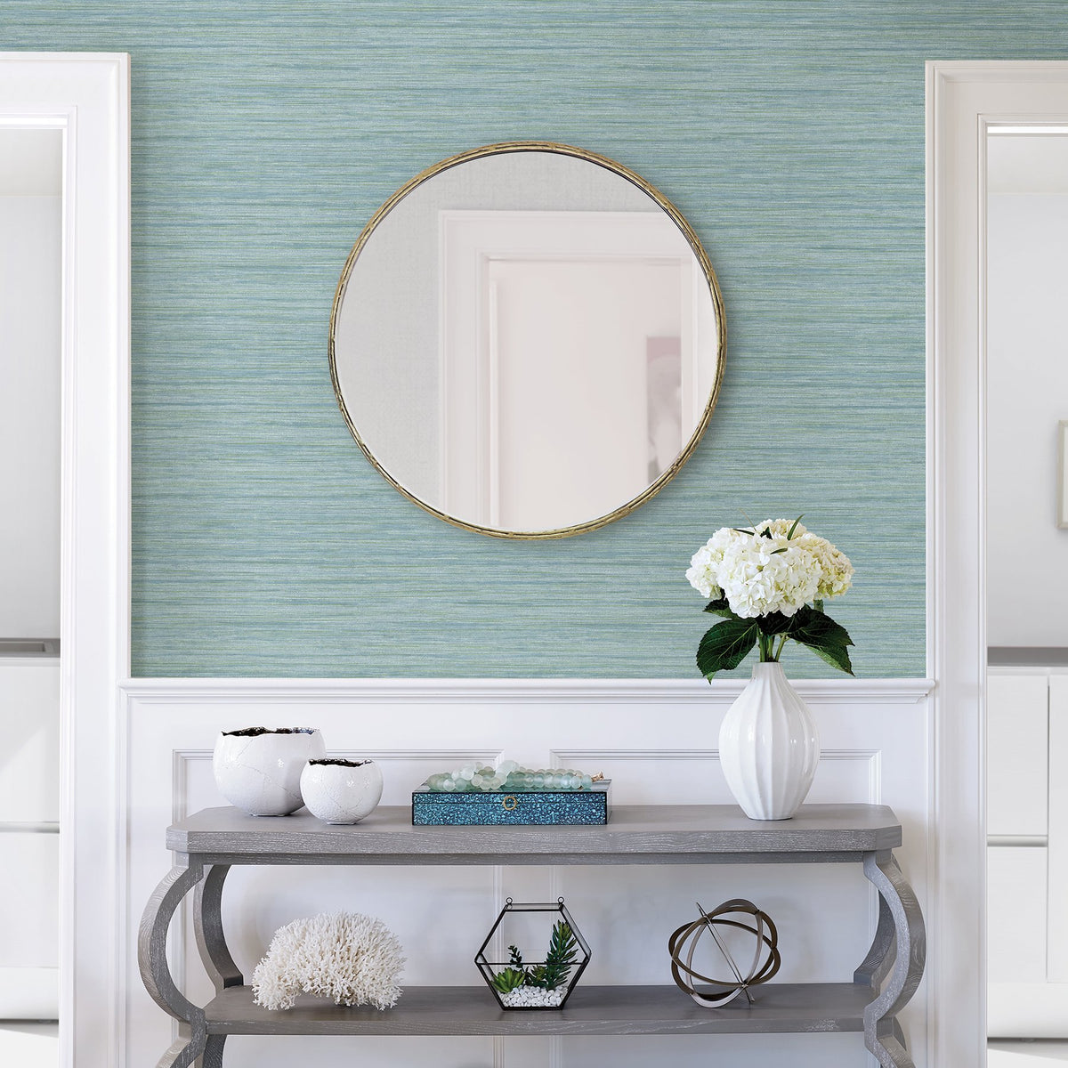 Barnaby Faux Grasscloth Wallpaper