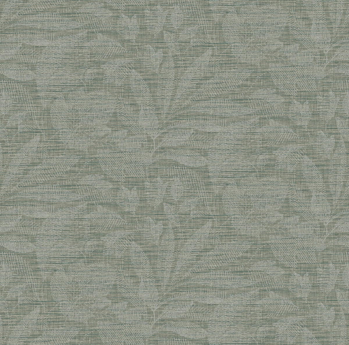 Enjoy earthen sophistication with this contemporary botanical wallpaper. Delicate leaf imprints composed of fine white lin...