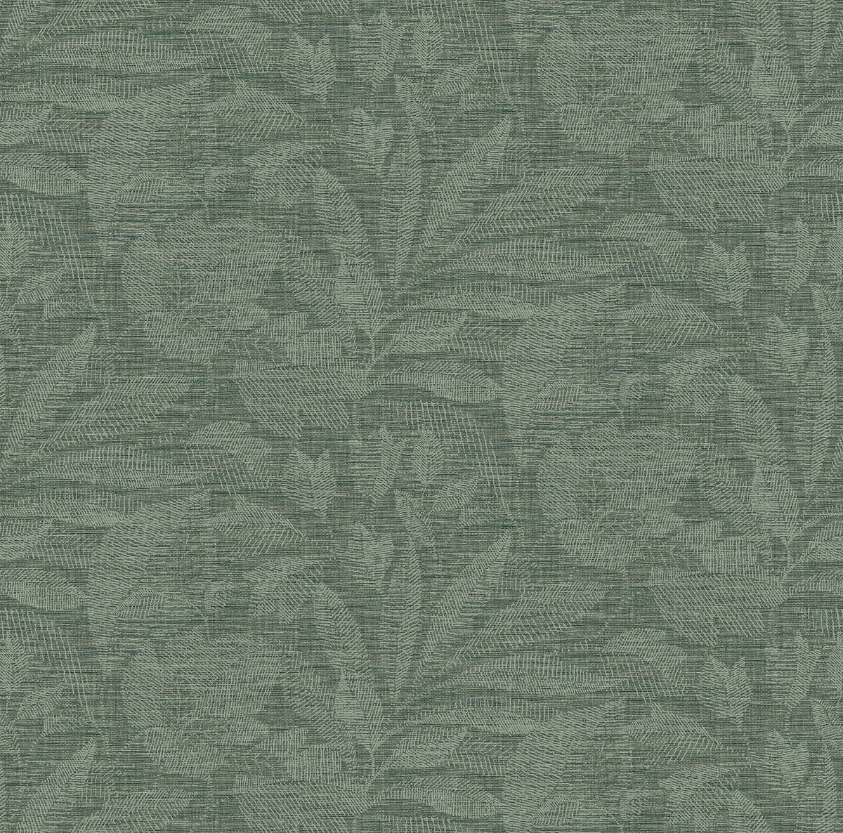 Add depth and design to your walls with this modern botanical wallpaper. The delicate leaf imprints are composed of fine m...