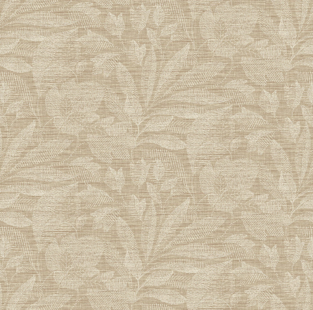Bring warmth and dimension to your walls with this modern botanical design. Leaves are shaped by dashes of white ink and c...