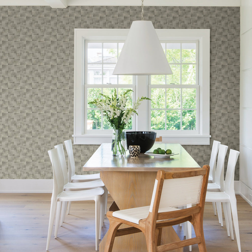 Ting Abstract Woven Wallpaper