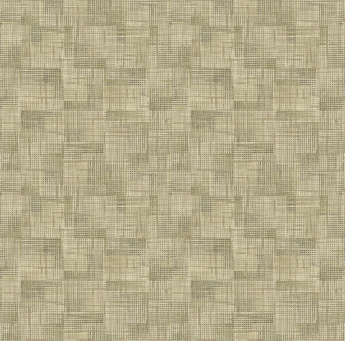 Give your space more dimension with this compelling woven wallpaper. Fine mesh grids in shades of beige, wheat, green and ...