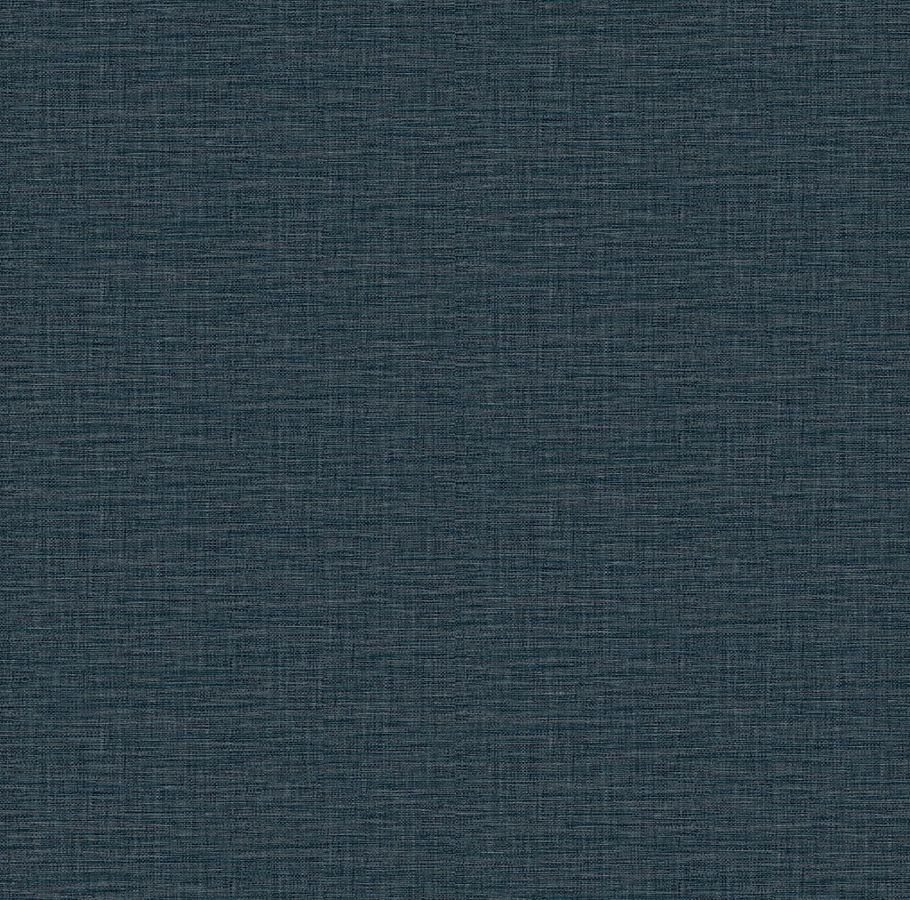 Linen detailing gives this rich blue wallpaper subtle depth. The blend of navy, indigo and teal is enhanced with raised in...