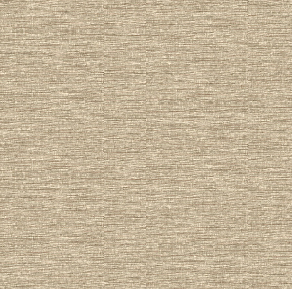 This faux linen wallpaper provides a warm, earthen touch to your interiors. The blend of golden taupe, beige and brassy hu...