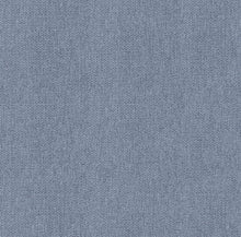 Load image into Gallery viewer, Bring coastal sophistication to your home with this charming faux linen wallpaper! The blend of rich blues are accented wi...
