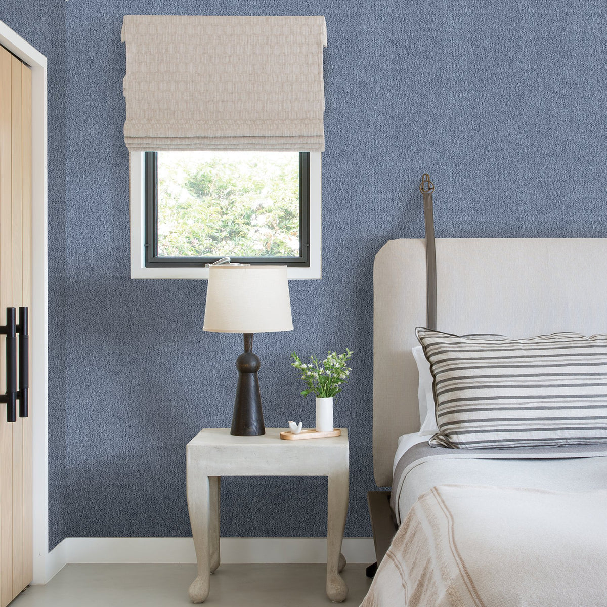 Sydney Faux Linen Wallpaper