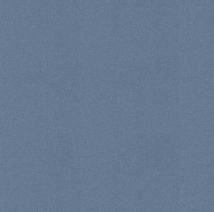 The fine weave of this faux linen wallpaper brings subtle sophistication to your walls. The light blue and denim blend is ...