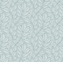 Load image into Gallery viewer, This botanical design is perfectly poised between whimsical and elegant. The branches of plump, curling leaves are outline...