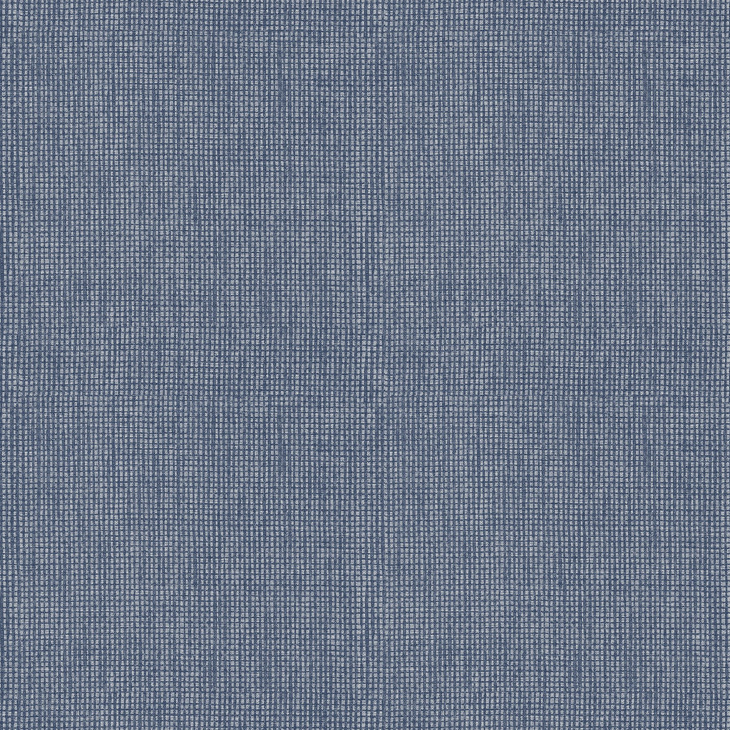This basketweave wallpaper is both breezy and elegant. Thin strips of light and denim blue are laced together to create a ...