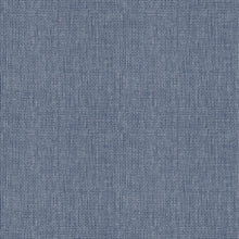 Load image into Gallery viewer, This basketweave wallpaper is both breezy and elegant. Thin strips of light and denim blue are laced together to create a ...