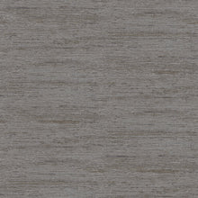 Load image into Gallery viewer, Add elegance to your walls with the textural look of faux fabric wallpaper. Charcoal grey brushed with brown is accented w...