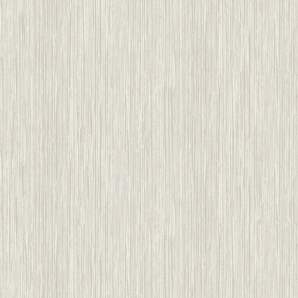 Add subtle depth to white walls with this creamy faux grasscloth wallpaper. The vertical strips are a gentle blend of whit...
