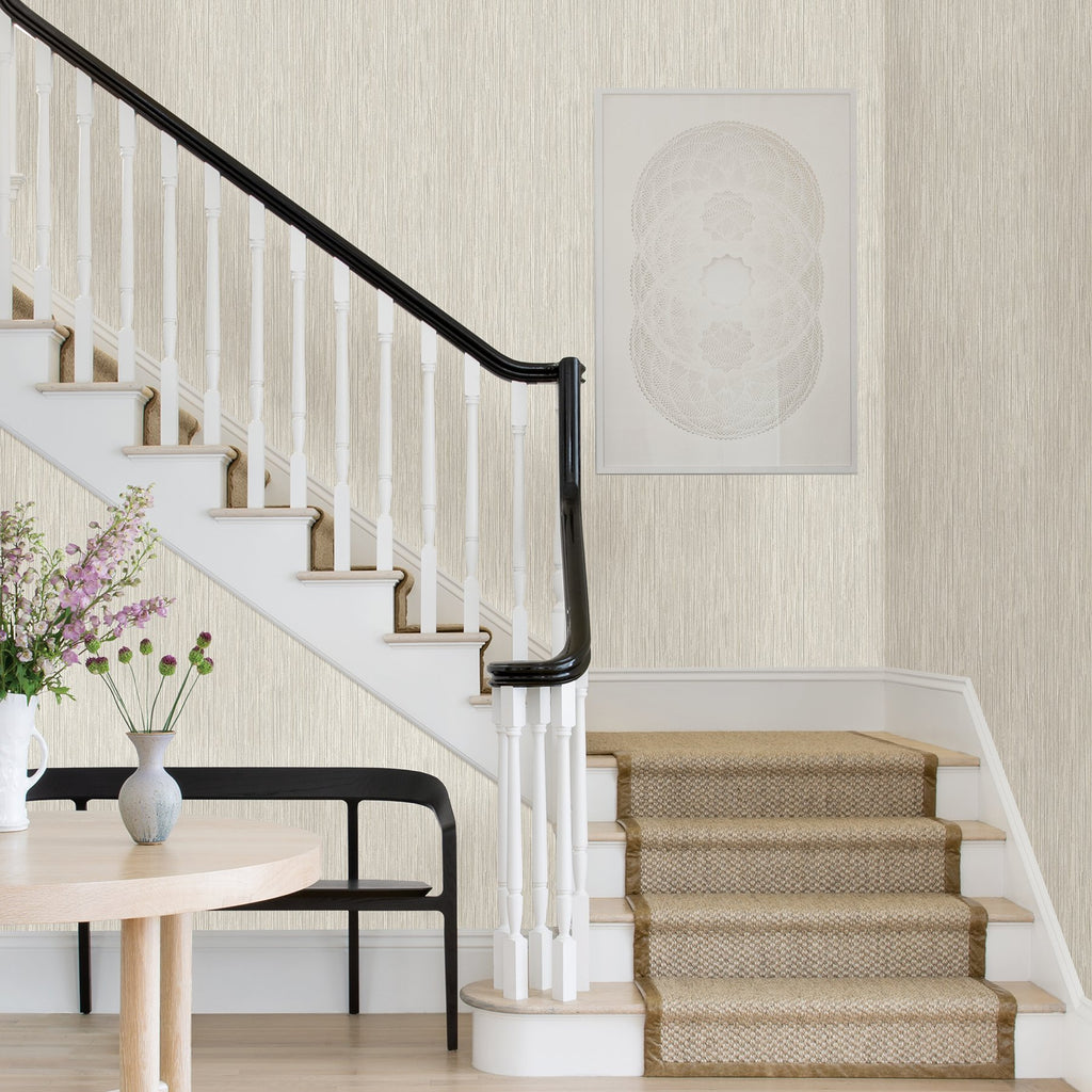 Justina Faux Grasscloth Wallpaper