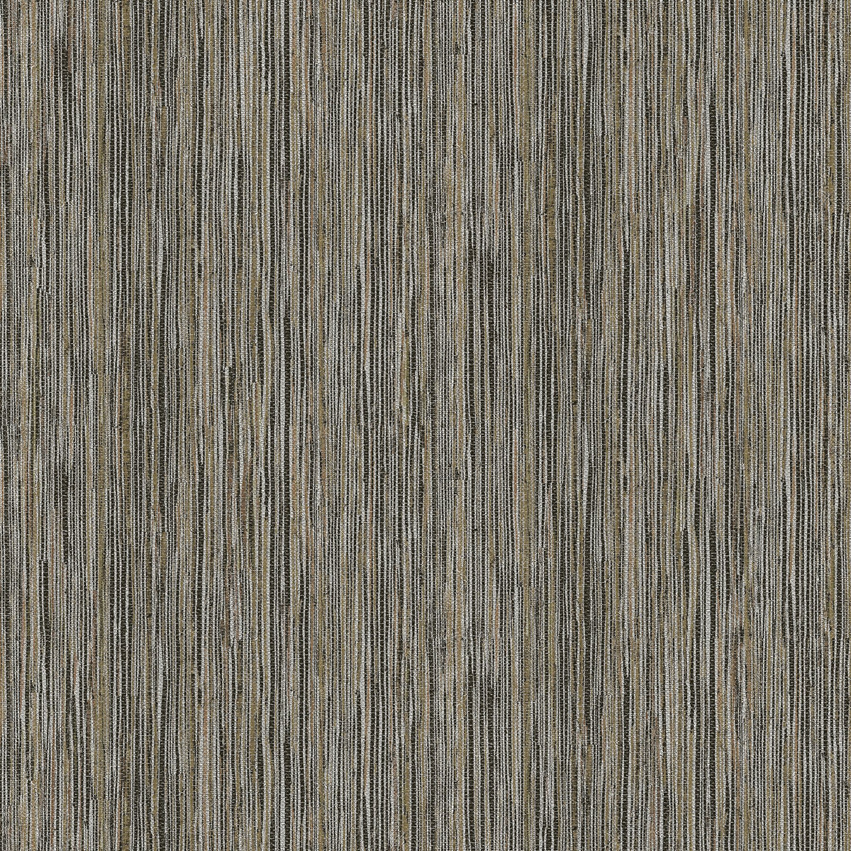 This faux grasscloth design is the perfect balance of bold and sophisticated! The vertical strips are a medley of charcoal...
