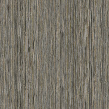 Load image into Gallery viewer, This faux grasscloth design is the perfect balance of bold and sophisticated! The vertical strips are a medley of charcoal...