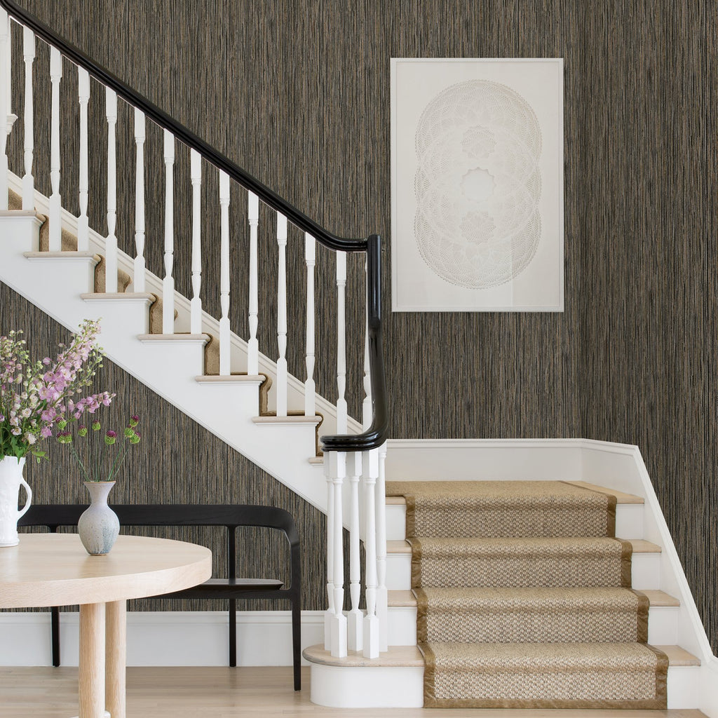 Justina Faux Grasscloth Wallpaper