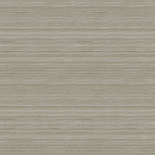 Load image into Gallery viewer, A sophisticated palette of greens and greys make up this delicately striped wallpaper. The variations in color and gradati...