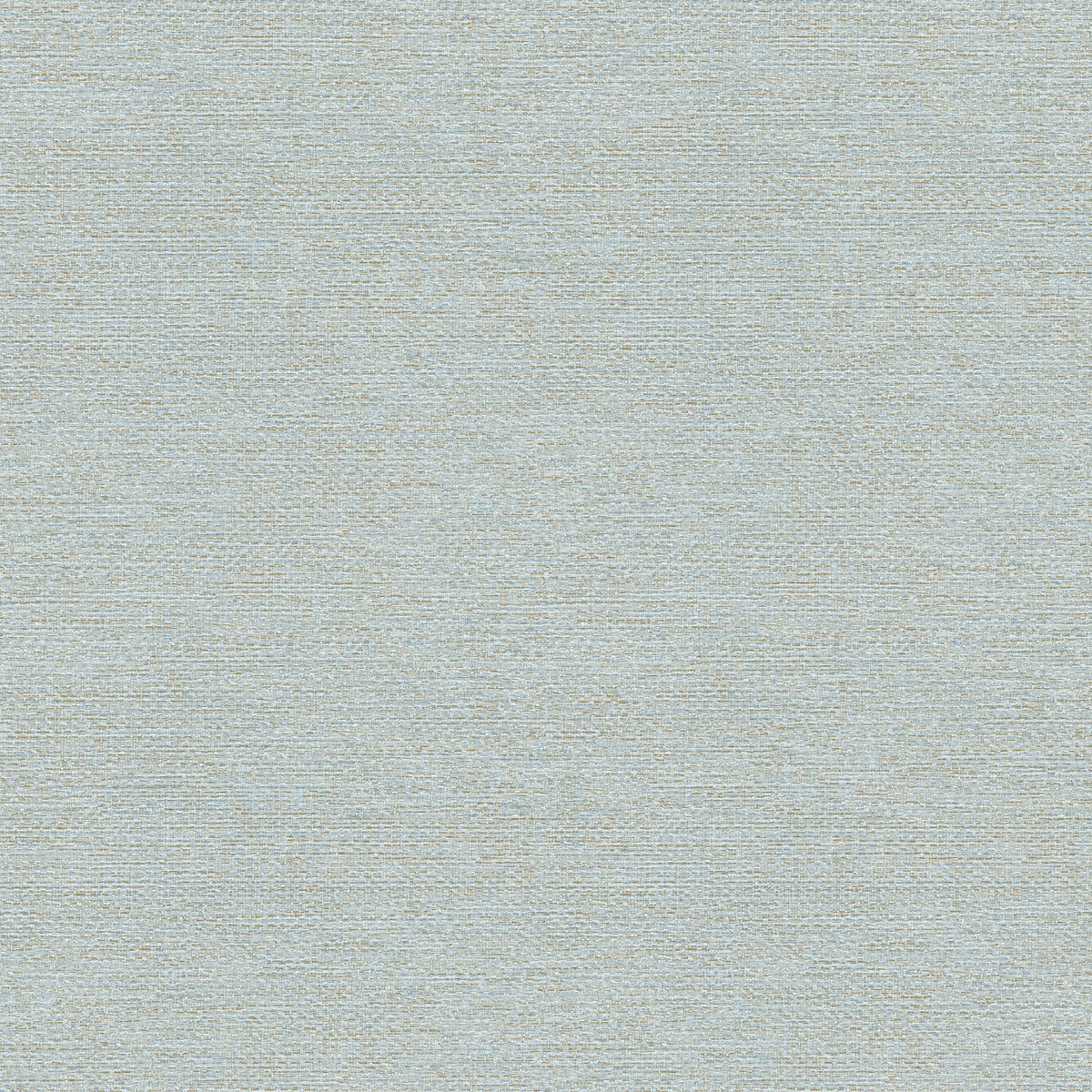 Add classic appeal to your home with this charming faux fabric wallpaper. Light blue is accented with gold and teal stitch...