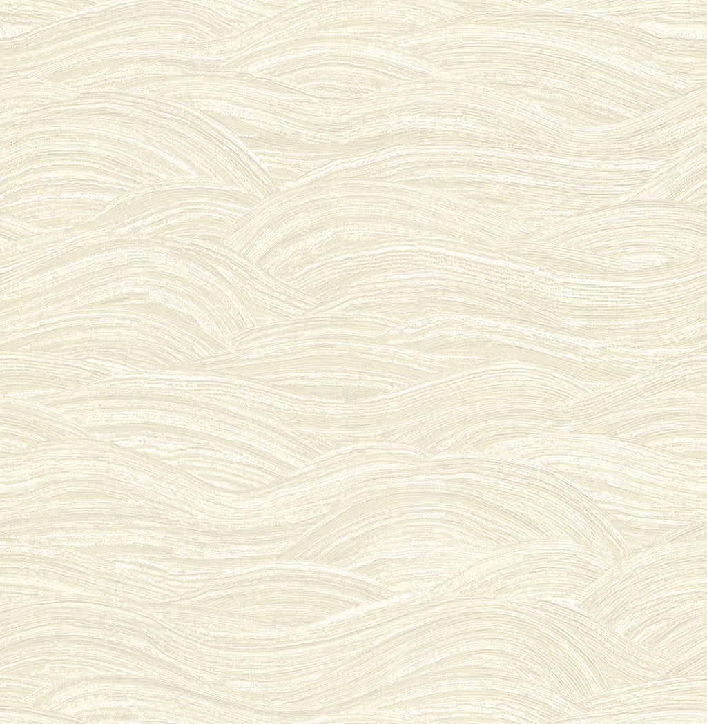 Create a soothing retreat for yourself with this creamy and dreamy wallpaper. The curling, etched waves are reminiscent of...