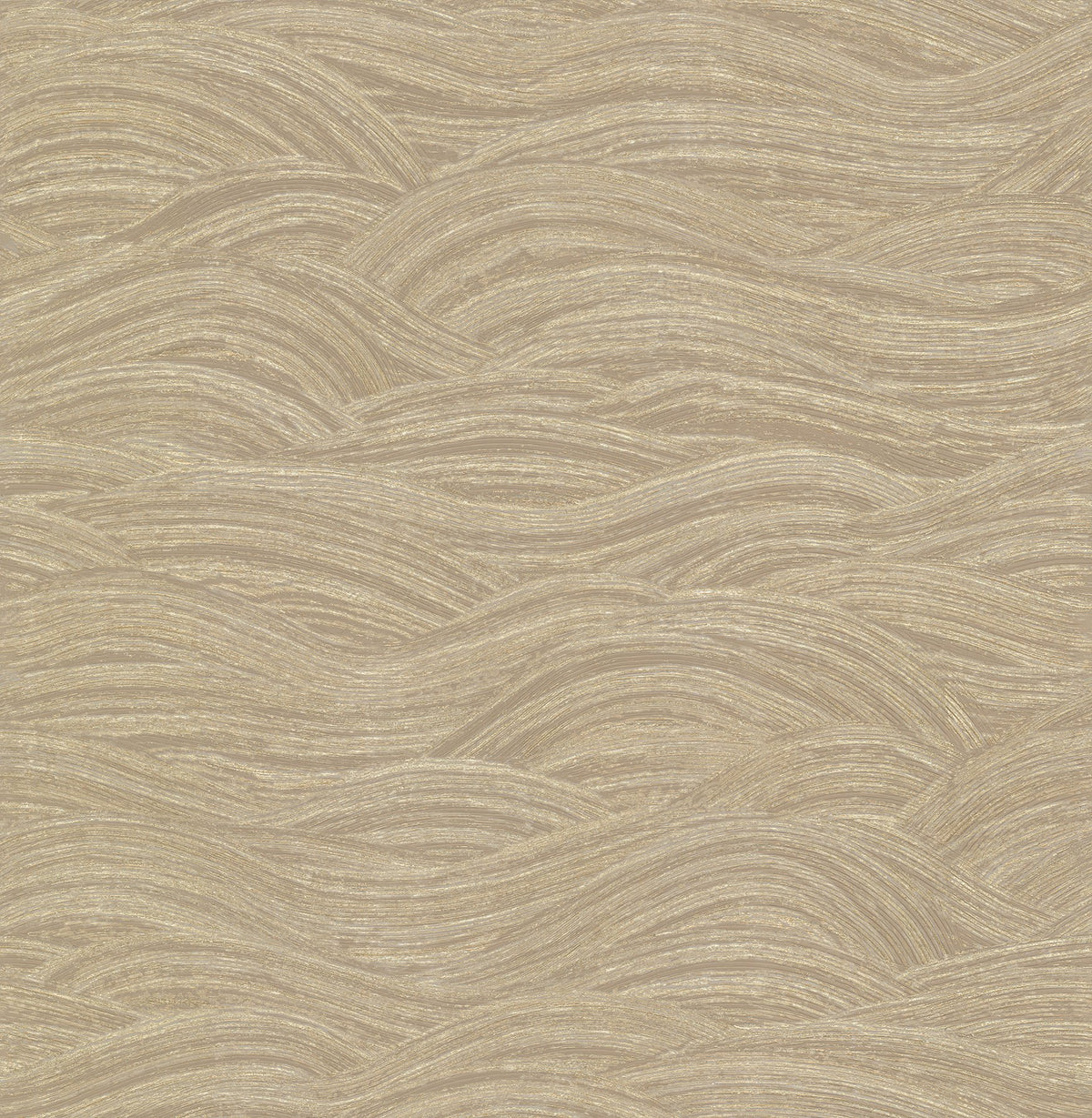 Wash your home in golden waves of tranquility with this stunning modern design. The embossed waves unfurl in lazy loops ac...