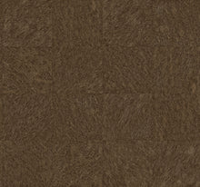 Load image into Gallery viewer, Animal fur detailing gives this simple geometric wallpaper unexpected texture. Each brown square has been detailed with ra...