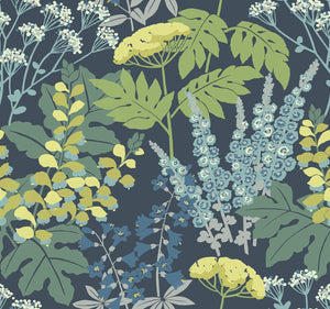 Botanical, Botanical, Modern, Dark Blue