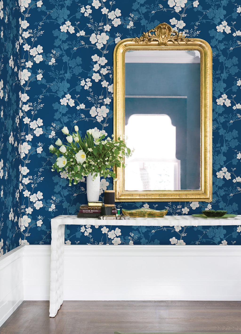 Nicolette Floral Trail Wallpaper