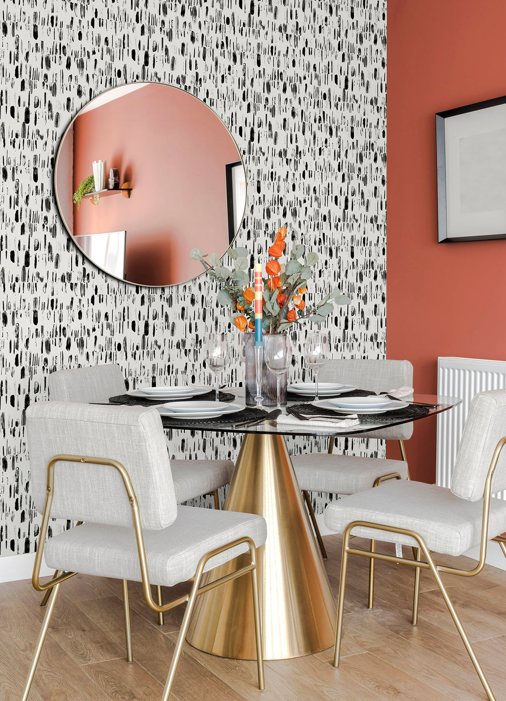 Dwell Brushstrokes Wallpaper