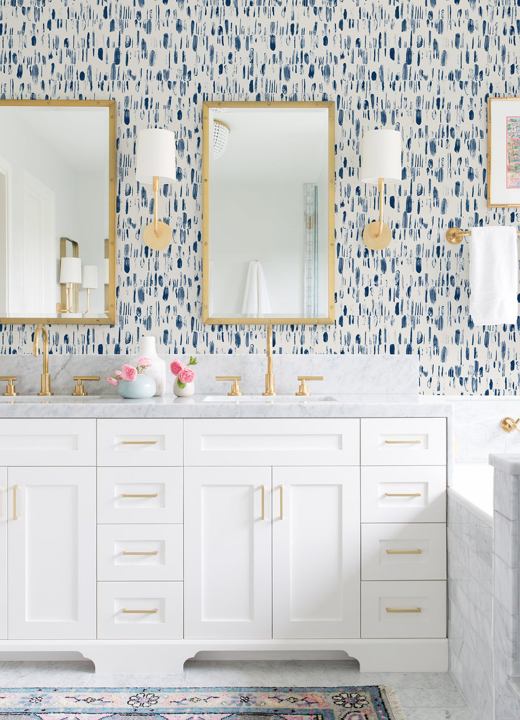 Dwell Brushstrokes Wallpaper