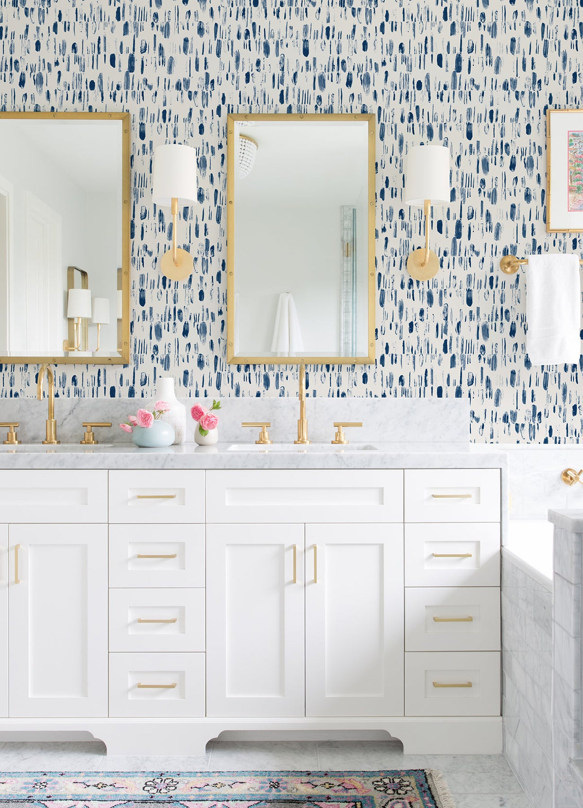 Dwell Brushstrokes Wallpaper