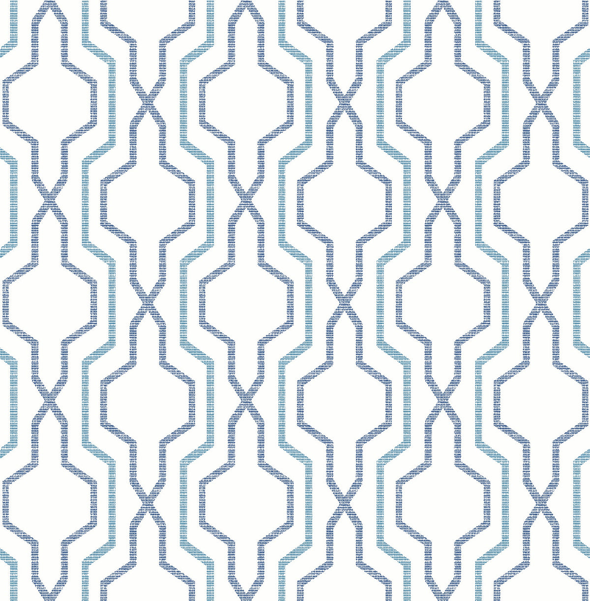 Graphics, Trellis, Transitional, Blue