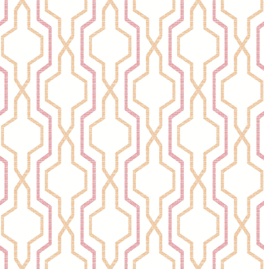 Graphics, Trellis, Transitional, Orange