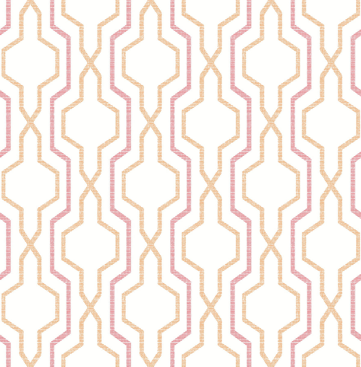 Graphics, Trellis, Transitional, Orange