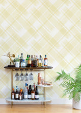 Load image into Gallery viewer, Zag Modern Plaid Wallpaper