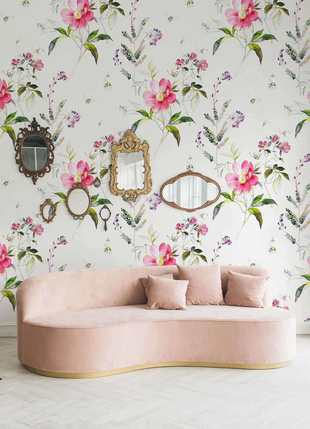 Pink Sinclair Wall Mural