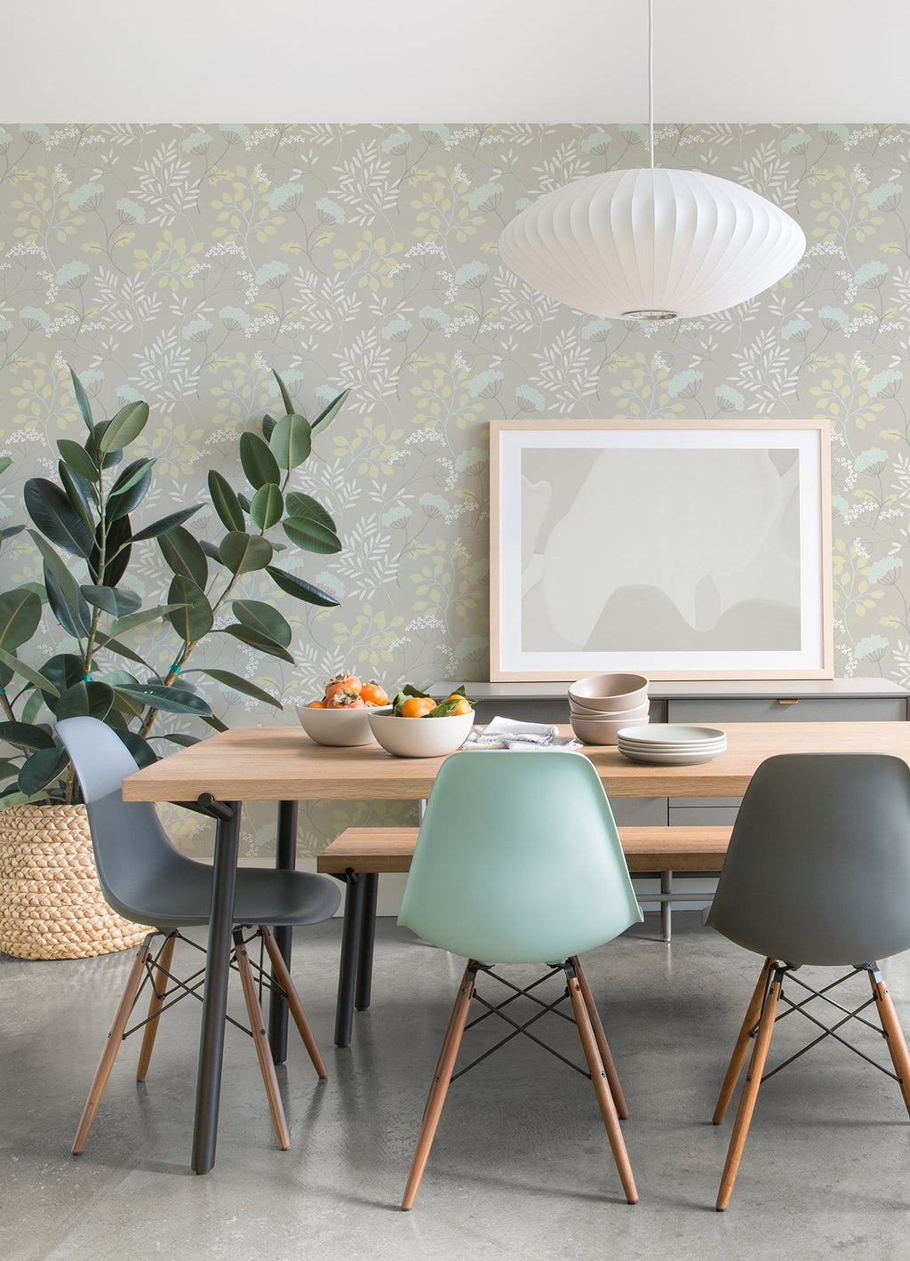 Sorrel Grey BotanicalWallpaper