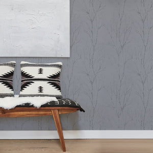 Diani Metallic Tree Wallpaper