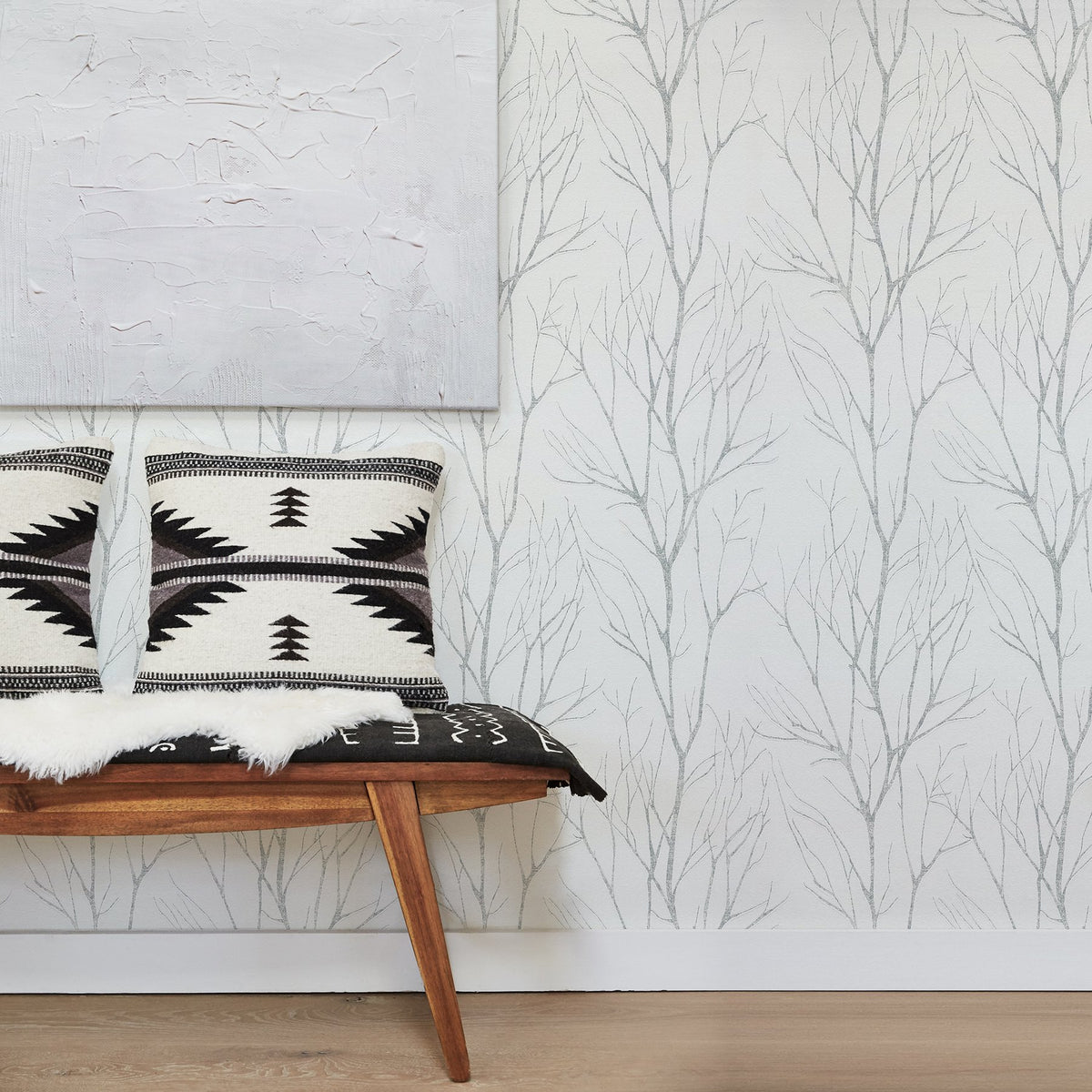 Diani Metallic Tree Wallpaper