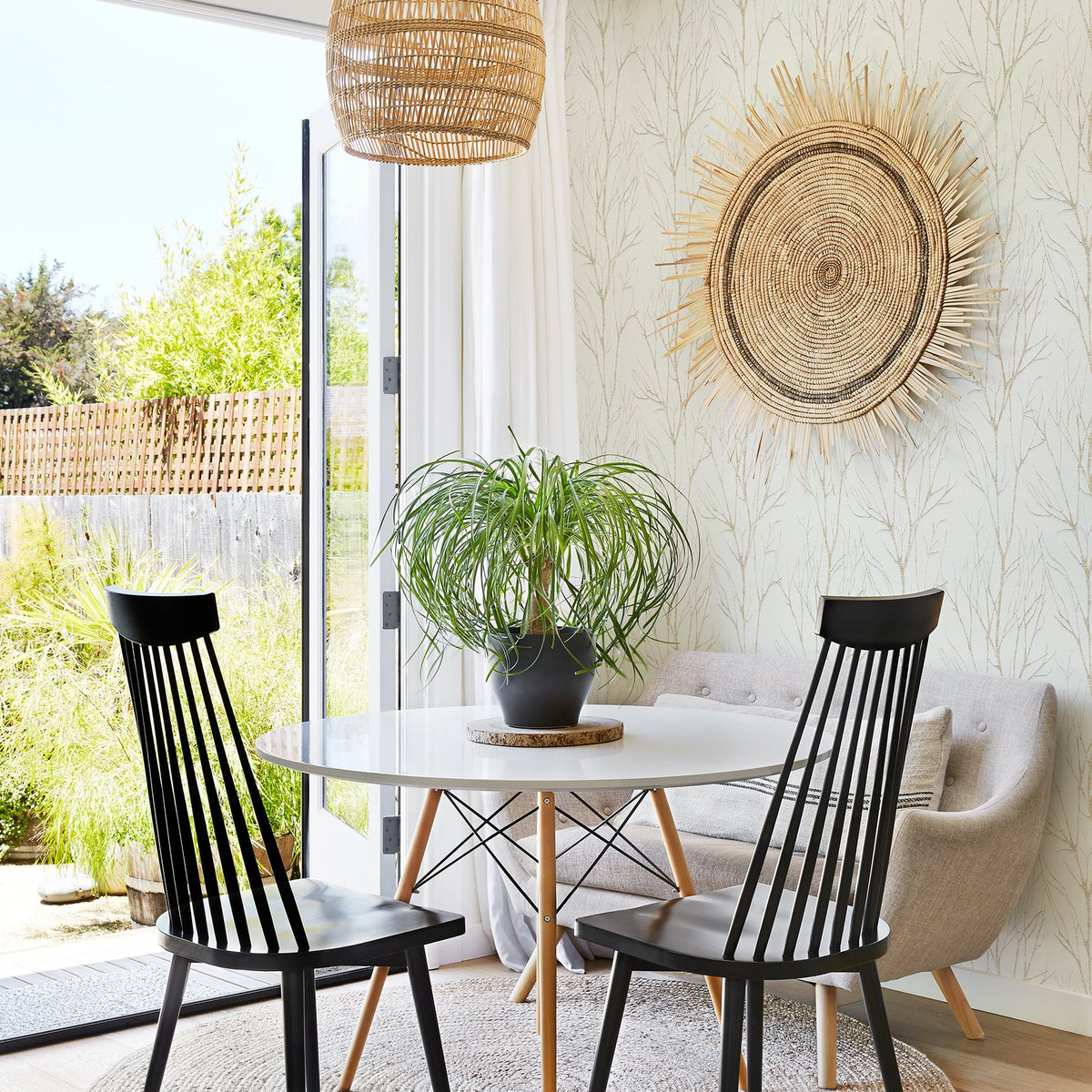 Diani Metallic Tree Wallpaper