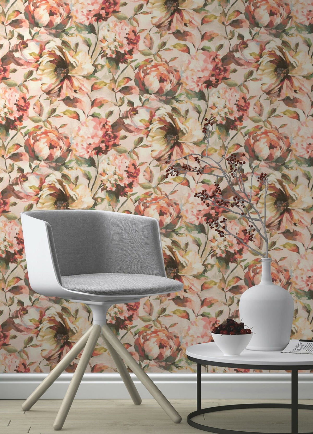Attia Floral Floral Wallpaper