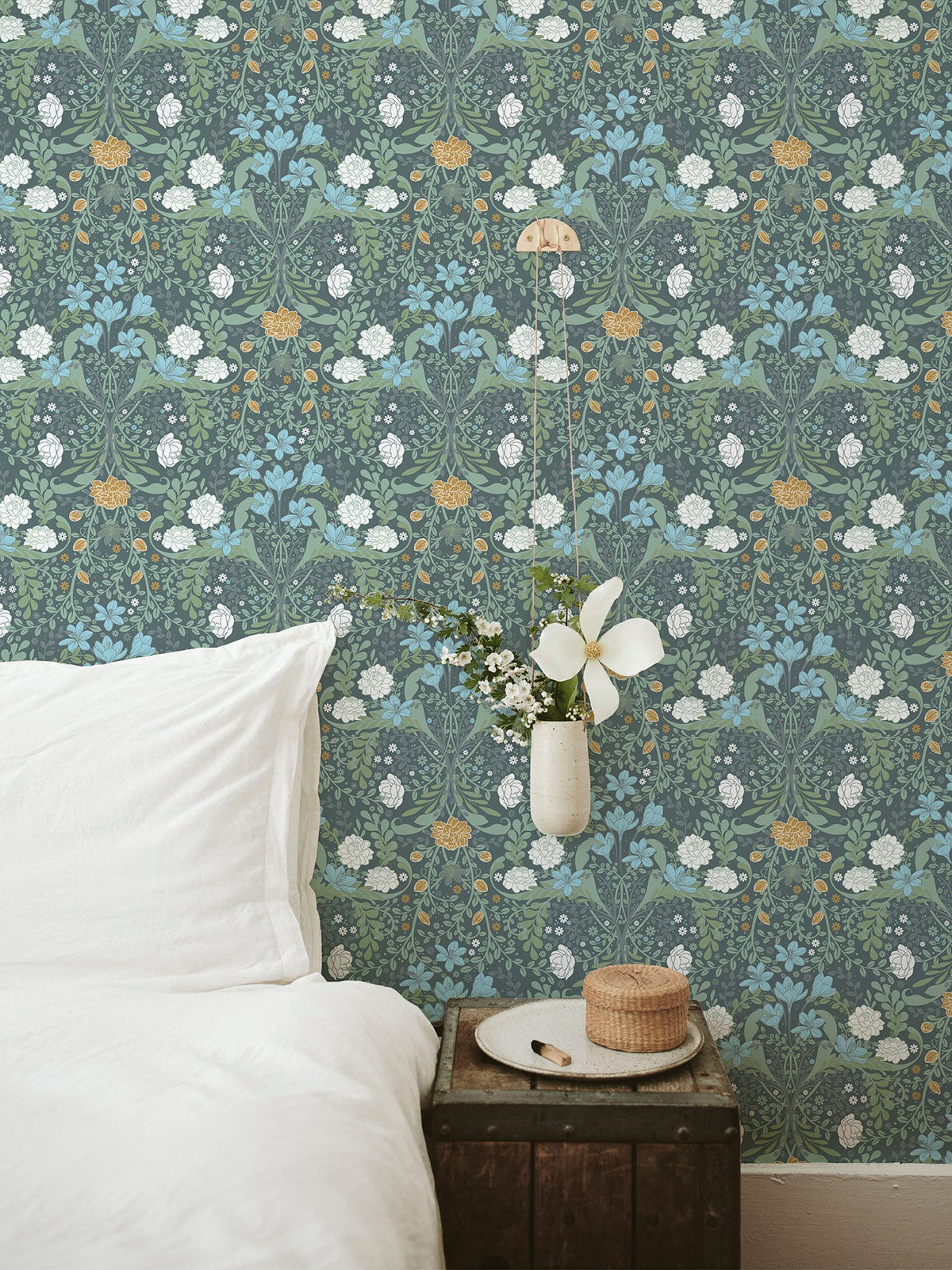Froso Garden Damask Wallpaper