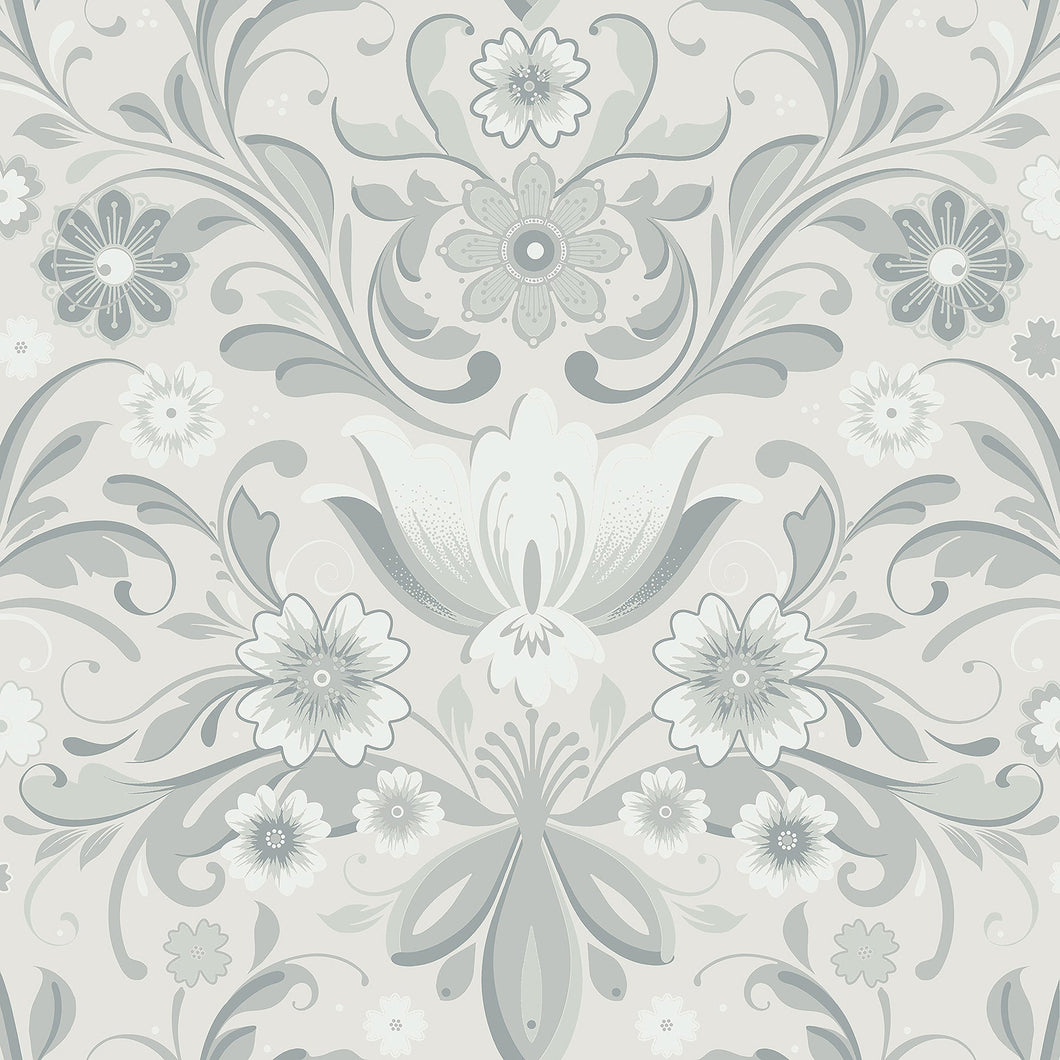 Ostanskar Retro Floral Wallpaper