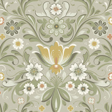 Load image into Gallery viewer, Ostanskar Retro Floral Wallpaper
