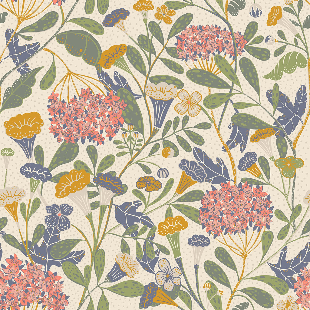 Hybbe Hydrangea Garden Wallpaper
