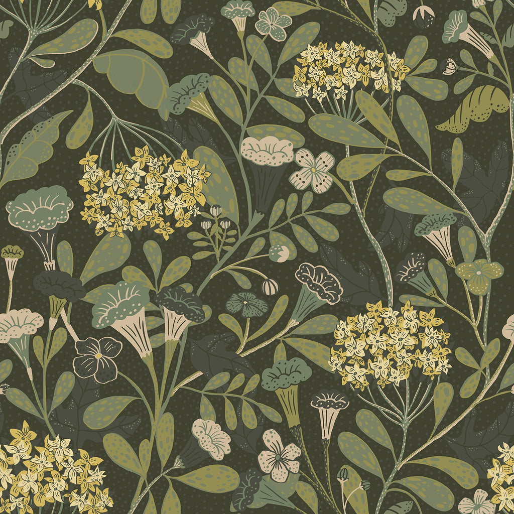 Hybbe Hydrangea Garden Wallpaper