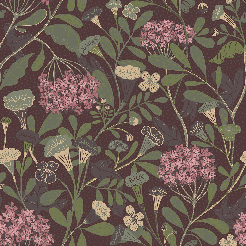 Hybbe Hydrangea Garden Wallpaper